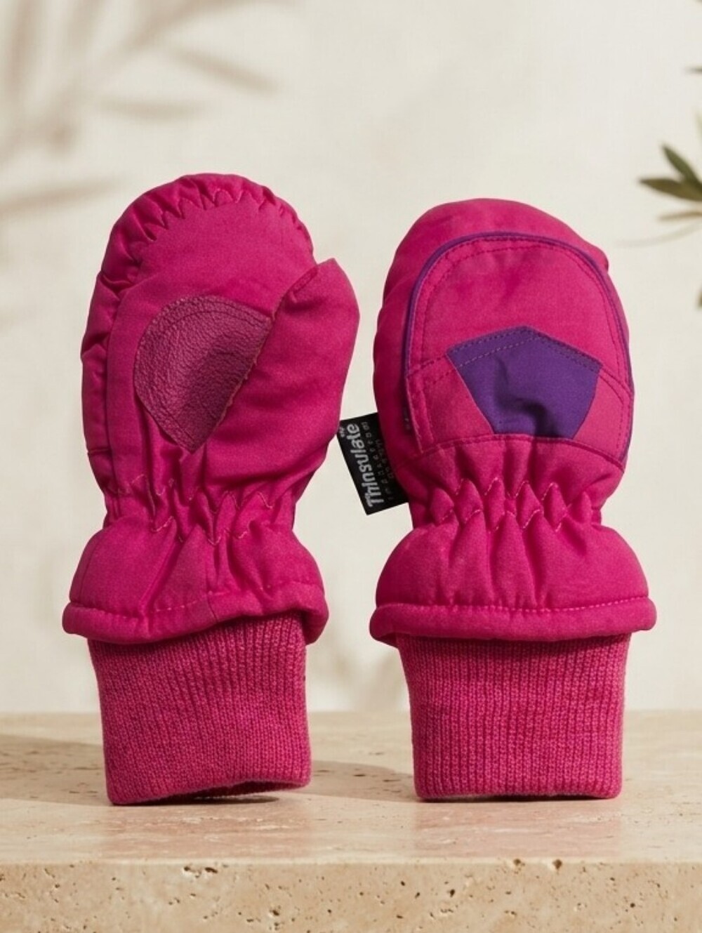 Paris Accessories Pink Girls Thinsulate Mittens One Size